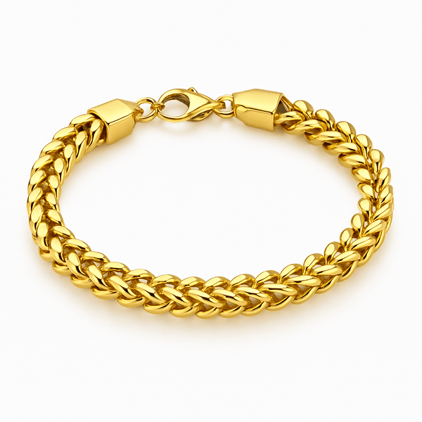 Titanium chain bracelet - Gold