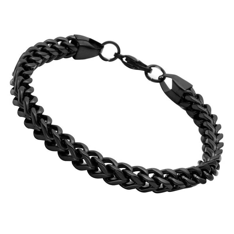 Eclipse Luxe Unisex Black Chain Bracelet – crazze